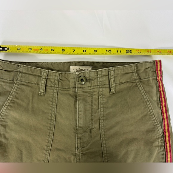 Velvet By Graham Spencer Olive Green Pants With Track Stripe Women’s‎ Size 6 - Picture 5 of 9